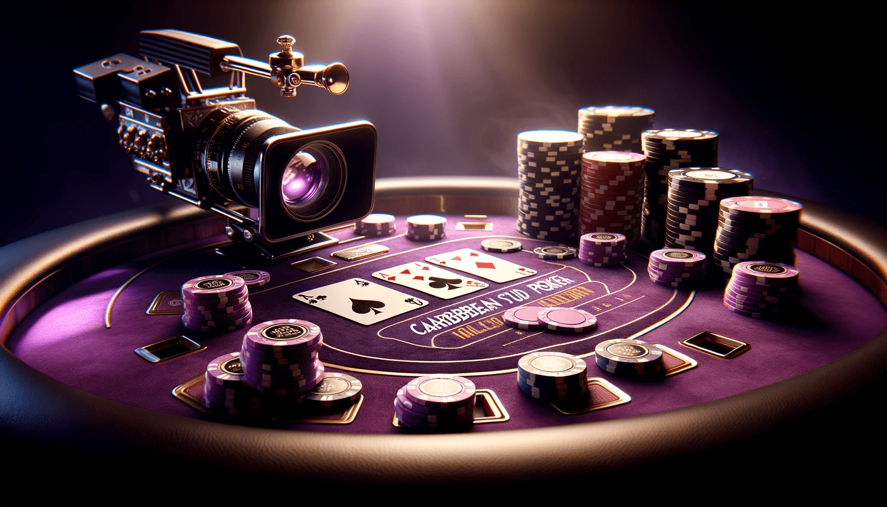 Plusy i minusy gry online na żywo w Caribbean Stud image