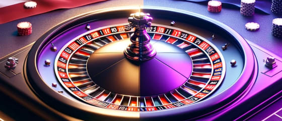 Wybieranie ruletki amerykańskiej lub europejskiej w kasynie Live Dealer