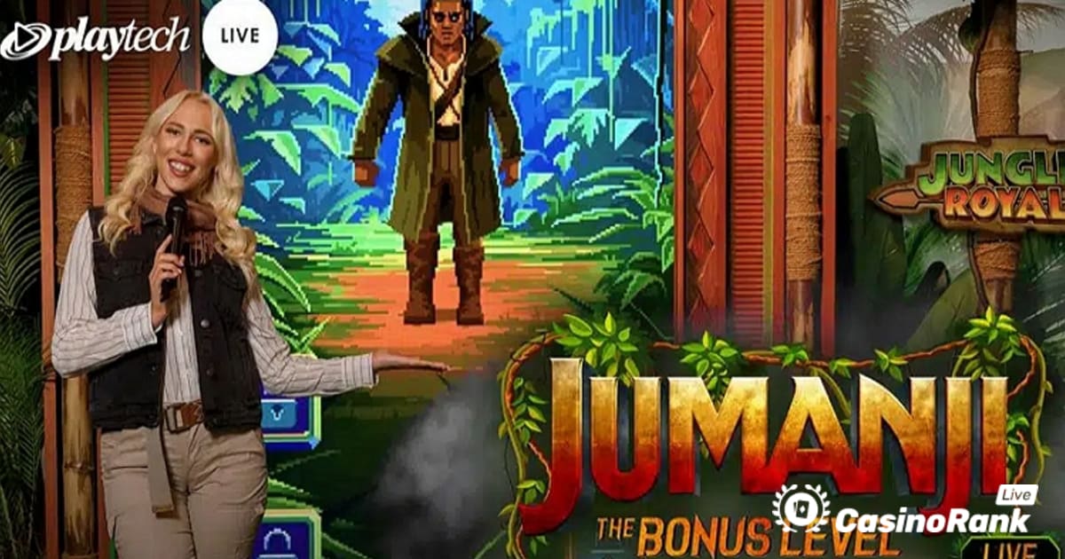 Playtech przedstawia nową grę kasynową na żywo Jumanji Poziom bonusowy
